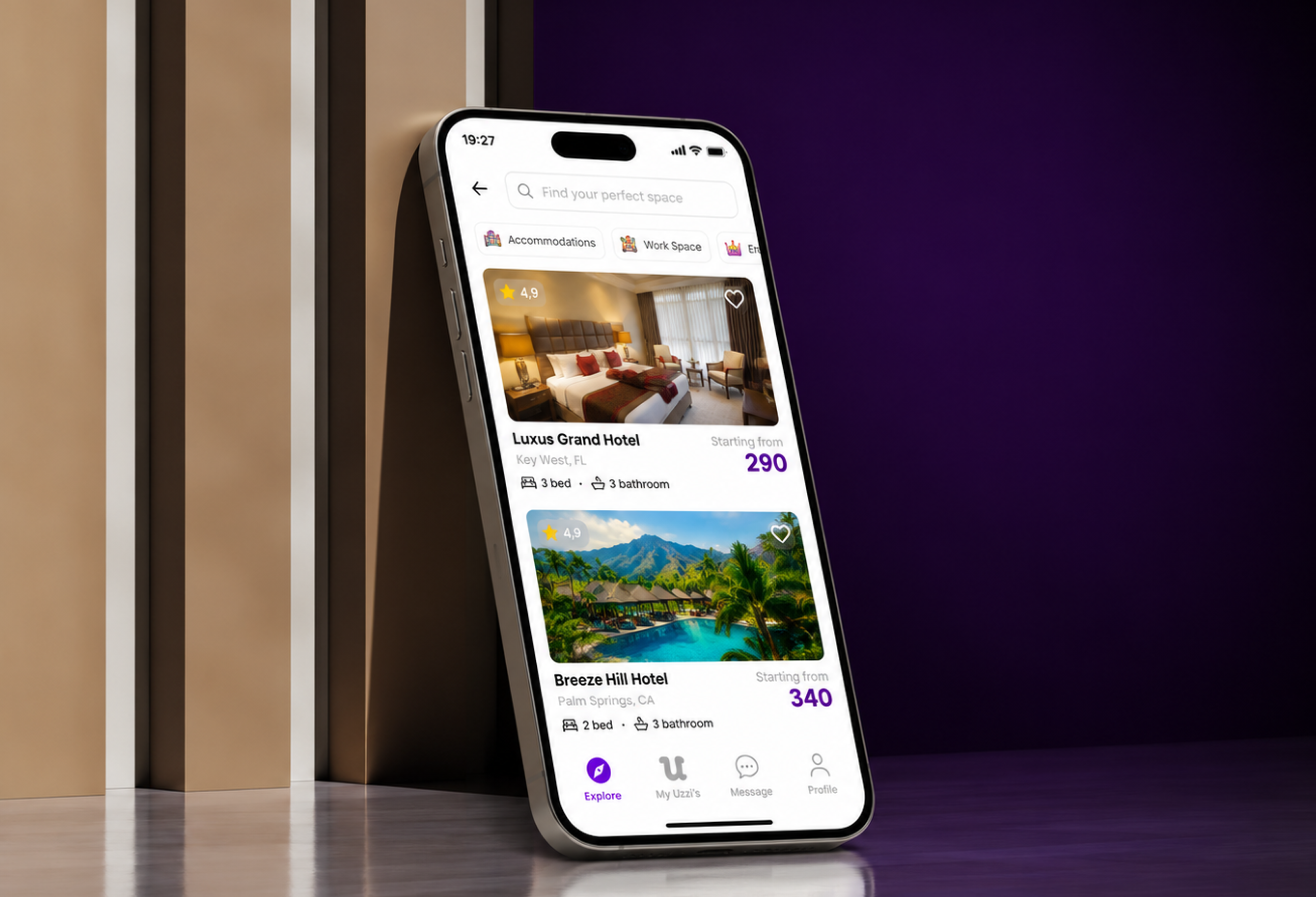 Uzzi App preview